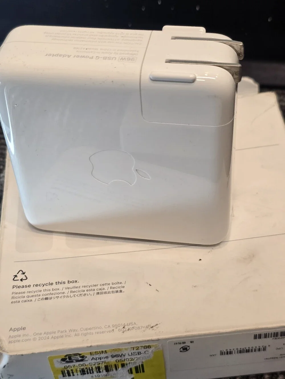 Apple USB-C 96W Power Adapter - White